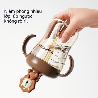 Youkebei Cốc Uống Sữa PPSU Cho Bé – Chống Sặc, Không Rò Rỉ, Ống Hút An Toàn