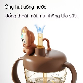 Youkebei Cốc Uống Sữa PPSU Cho Bé – Chống Sặc, Không Rò Rỉ, Ống Hút An Toàn