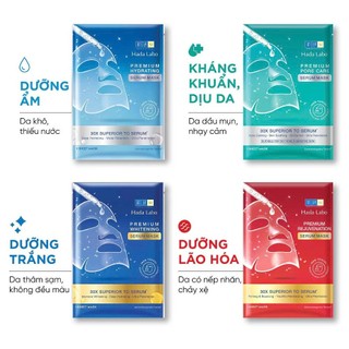Mặt Nạ Dưỡng Ẩm, Sáng Da Chuyên Sâu Premium Hydrating/Whitening Serum Mask (23g/miếng)