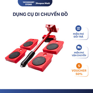 Bộ Dụng Cụ Nâng Và Di Chuyển Đồ Thông Minh YATASMART Có Bánh Xe Với Trục Xoay 360 Độ Tải Trọng 600kg