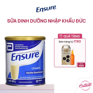 Sữa bột Ensure Đức hương vani giàu dinh dưỡng hộp 400g Extate