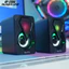Loa Máy Tính LEERFEI E-1046, LED RGB, Loa Máy Tính Gaming Cao Cấp Cho PC/Laptop độ bền cao, BH 12T