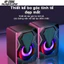 Loa Máy Tính LEERFEI E-1046, LED RGB, Loa Máy Tính Gaming Cao Cấp Cho PC/Laptop độ bền cao, BH 12T
