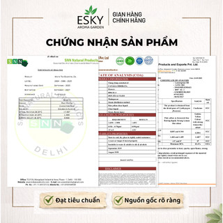 Tinh Dầu Bamboo ESKY AROMA GARDEN Tinh Dầu Xông Phòng Hương Nước Hoa Thư giãn 10ml 20ml