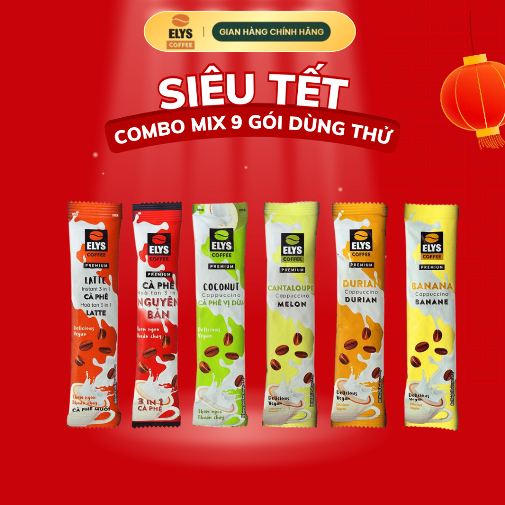 Elys Coffee - Combo Mix Các Vị Dùng Thử Tết 2026 | Shopee Việt Nam