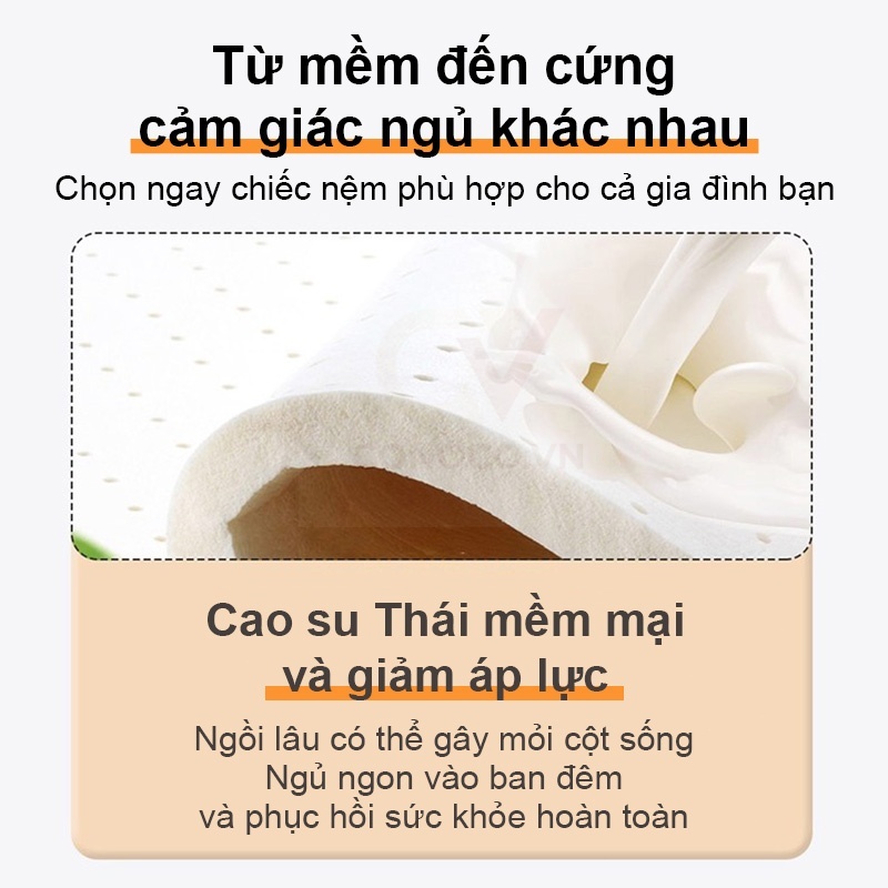 CONOCO Nệm Lò Xo Túi Hybrid  15cm - Đệm Cao Cấp Chuẩn Khách Sạn, Nâng Đỡ Tối Ưu, Không Rung Lắc