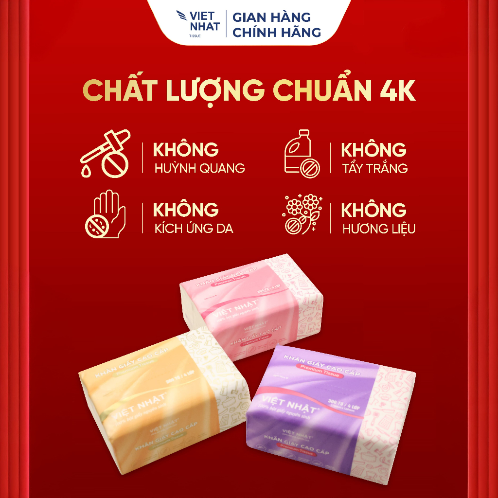 [COMBO TIÊU CHUẨN] 20 Gói Giấy Rút Việt Nhật Nhỏ Mix 3 Màu An Toàn, Thấm Hút Tốt, Mềm Mại Vượt Trội, Chất Lượng