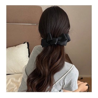 Satin Nơ Chuối Kẹp Nữ Đuôi Ngựa Kẹp Tóc Phụ Kiện Tóc OKT_0003