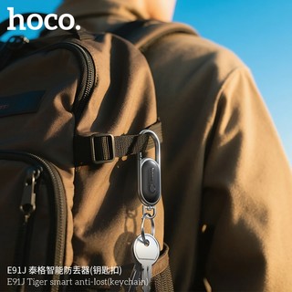[Chỉ dùng trên IOS] Định vị UWB Hoco E91J chuyên định vị tìm Chìa Khóa, Con em, Xe cộ, Vật dụng, Thú cưng (Đen)