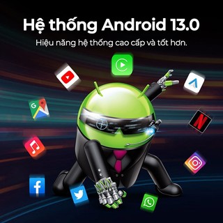 TV Box Android 13.0 - TX98 Pro - 4K UHD - 16G+256G - Điều Khiển Giọng Nói - Bluetooth