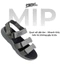 Giày Sandal Nam Nữ Mipshoes Đi Học, Quai Ngang Đế 4cm Chống Trơn Trượt Êm Bền MA7