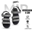 Giày Sandal Nam Nữ Mipshoes Đi Học, Quai Ngang Đế 4cm Chống Trơn Trượt Êm Bền MA7
