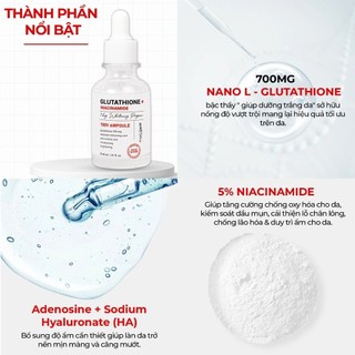 Serum Angel's Liquid kem dưỡng Angel's Liquid tinh chất dưỡng trắng Angel's Liquid Glutathione - Kosmi Beauty