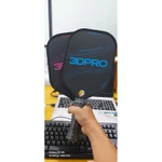 Vợt pickleball chính hãng 3DPRO PRIME Carbon 3K nhám xoáy spin kiểm soát drive mạnh bóng đi chuẩn — ảnh 4