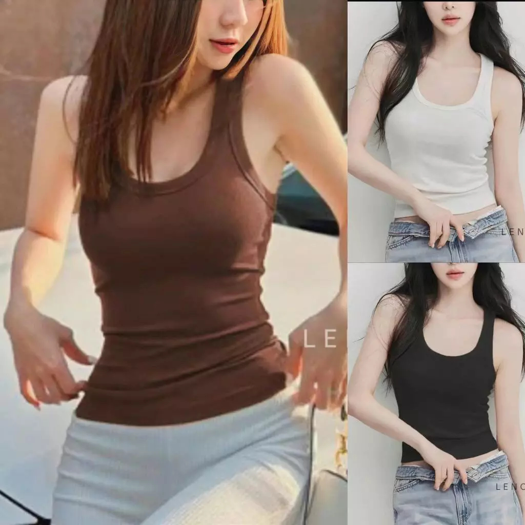 [Peinn] Áo Ba Lỗ Nữ Thun Tăm Lạnh Mát Mịn Dễ Mặc Dễ Phối Đồ_m894