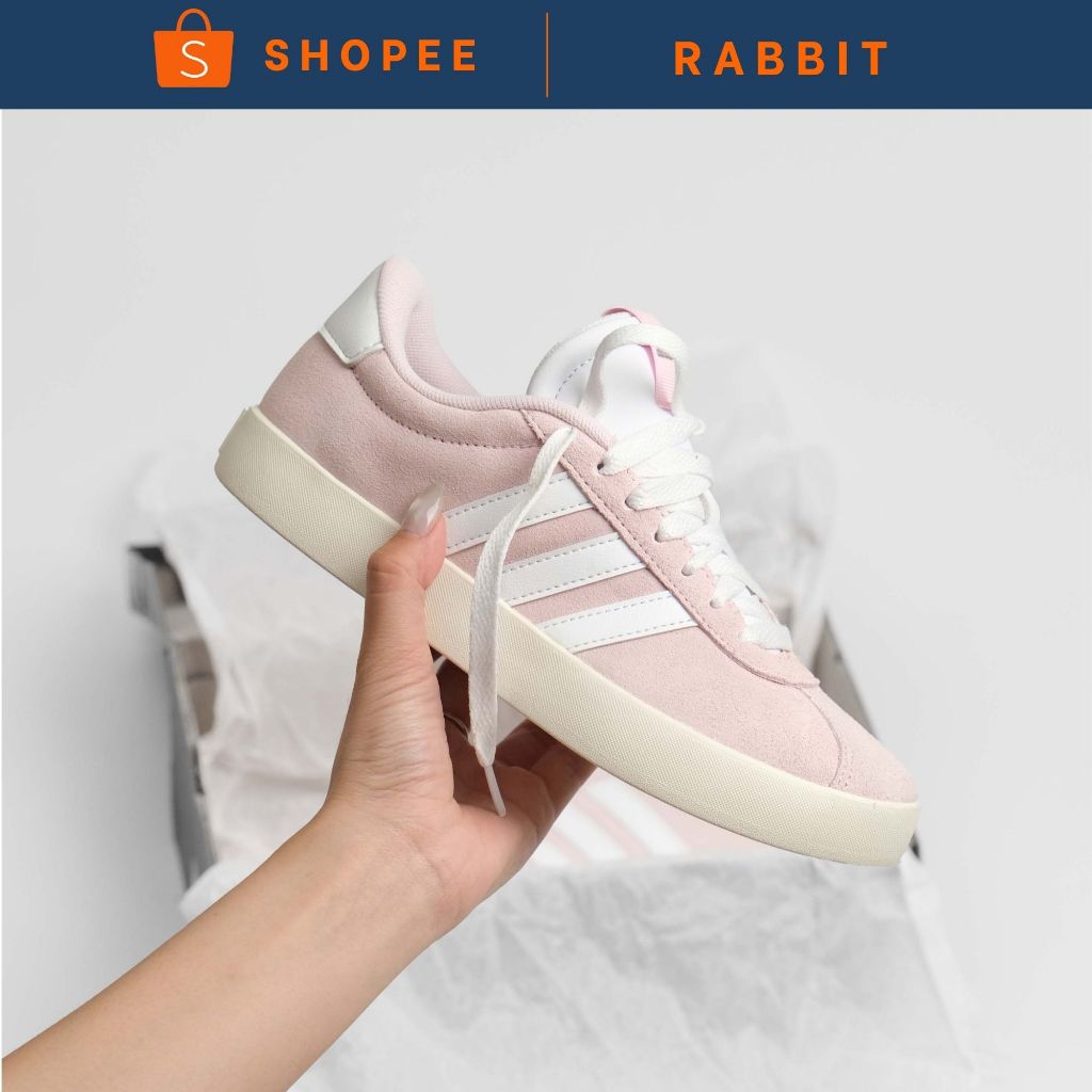 Giày ADIDAS VL COURT 3.0 CLEAR PINK / WHITE – JP5325 Hàng Chính Hãng ...