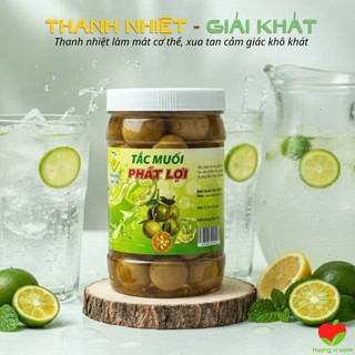 TẮC MUỐI, TRÀ TẮC GIẢI NHIỆT GIẢM CÂN, ĐẸP DA, BÙ NƯỚC NHIỀU CHẤT XƠ VÀ VITAMIN TỐT CHO SỨC KHỎE- HƯƠNG VỊ XANH