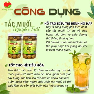 TẮC MUỐI, TRÀ TẮC GIẢI NHIỆT GIẢM CÂN, ĐẸP DA, BÙ NƯỚC NHIỀU CHẤT XƠ VÀ VITAMIN TỐT CHO SỨC KHỎE- HƯƠNG VỊ XANH