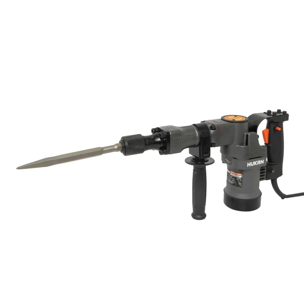 Máy đục bê tông HUKAN G2-CD0821, Công Suất 1300W, Tốc độ đập 3800BPM - Lực Búa 15J , Tặng 2 Mũi+Mỡ