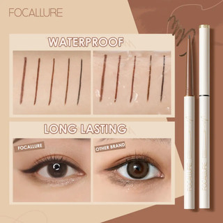 Bút chì kẻ mắt FOCALLURE siêu mảnh 1.7mm mềm mịn lâu trôi, chống nước 1g - Bebeau