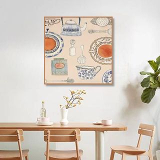 Tranh Canvas Treo Tường Hình Vẽ Chủ Đề Bánh Ngọt BH226 - Tranh Decor, Trang Trí Phòng Bếp, Nhà Hàng, Quán Cafe