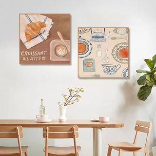 Tranh Canvas Treo Tường Hình Vẽ Chủ Đề Bánh Ngọt BH226 - Tranh Decor, Trang Trí Phòng Bếp, Nhà Hàng, Quán Cafe