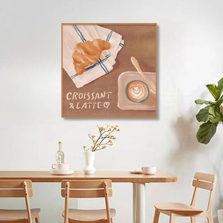 Tranh Canvas Treo Tường Hình Vẽ Chủ Đề Bánh Ngọt BH226 - Tranh Decor, Trang Trí Phòng Bếp, Nhà Hàng, Quán Cafe
