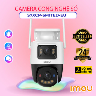 Camera 2 Mắt IMOU Cruiser Dual 2C IPC-S7XCP-6M1TED-EU 6MP Lắp Sim 4G | BH Chính Hãng 2 Năm