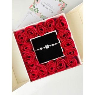 Hộp Quà Tặng Hoa Hồng Chormic Jewelry, Quà Tặng Sinh Nhật, Valentine Mia Rose