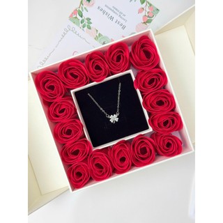 Hộp Quà Tặng Hoa Hồng Chormic Jewelry, Quà Tặng Sinh Nhật, Valentine Mia Rose