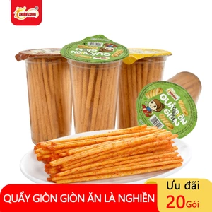 Snack Quẩy giòn giòn 26g Thiên Long Food QUẨY GIÒN GIÒN ăn vặt hương vị tuổi thơ,thơm ngon giòn giòn siêu ngon