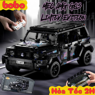 [New 2026] Mô Hình Đồ Chơi Lắp Ráp Siêu Xe Mec AMG G63 Black Bản Giới Hạn Tỷ Lệ 1:14 Quà Tặng Sinh Nhật Bobo Toys