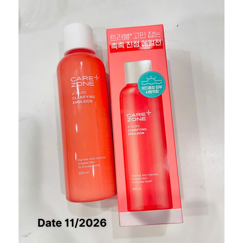 [Date 11/2026] Sữa dưỡng cho da mụn xỉn màu CAREZONE A-Cure Clarifying Emulsion