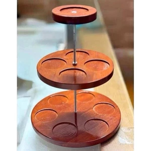 Tháp Nước 3 Tậng Hình Hoa - Hình Tròn Giả Gỗ Trưng Bày Ban Thờ Gia Tiên .