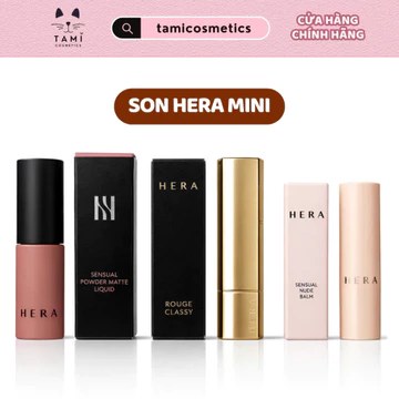 ( MINI ) Son HERA Sensual Nude Gloss/ Powder Matte / Nude Balm / Rouge Classy