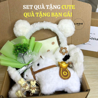 [Giao Hỏa Tốc] Set Quà Sinh Nhật Cute LINDO, Quà Tặng Valentine, 8/3, 20/10, 14/2, Các Dịp Đặc Biệt