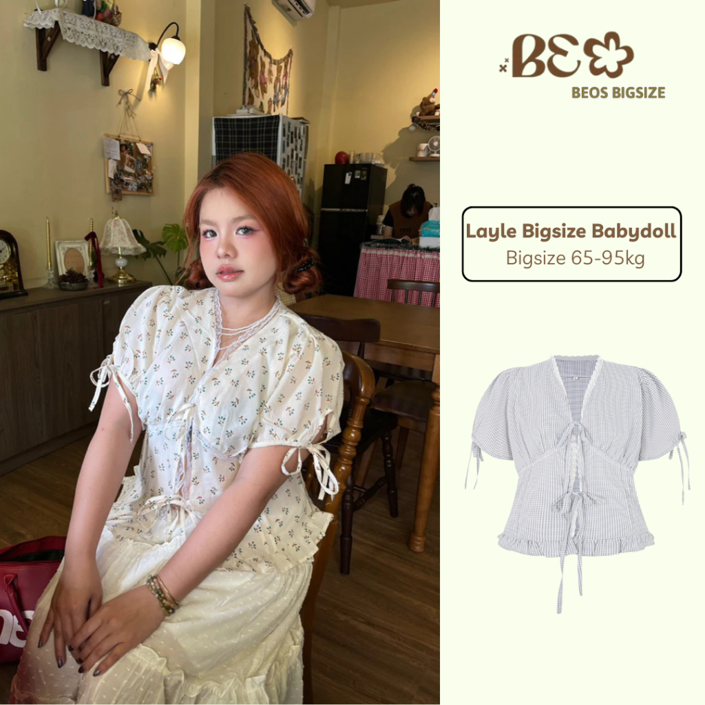 Beos Bigsize Layle Bigsize Babydoll Top dành cho cô nàng bigsize 65 ...