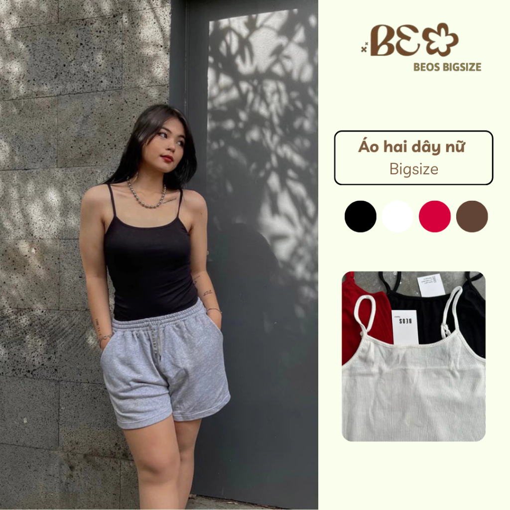 Áo hai dây nữ bigsize dáng lửng KATA BIGSIZE_GIARE áo dây trơn chất ...