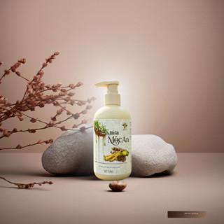 Combo Cặp Dầu Gội Gừng Sâm 300ml Và Dung Dịch Vệ Sinh Trầu Không 150ml MỘC AN Thành Phần Thảo Mộc