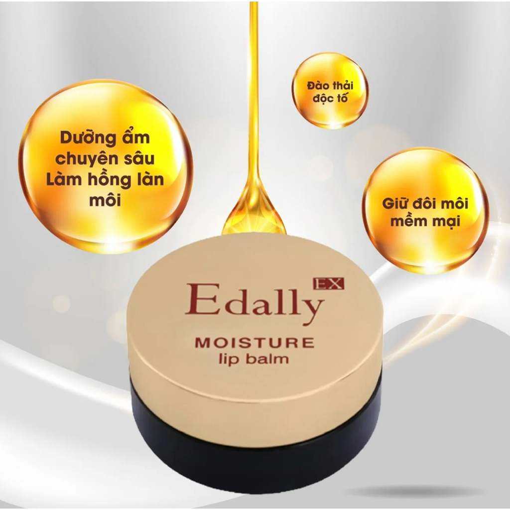 Dưỡng môi Edally EX Moisture Lip Balm Hàn Quốc Dưỡng Ẩm Giảm Thâm Dưỡng Môi Căng Hồng Tự Nhiên Hũ 5g