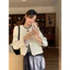 TRIANGLE - Flowers Tweed Jacket (Cân nhắc kỹ, return is not welcomed) - Áo dạ tweed chần bông Hàn Quốc cao cấp