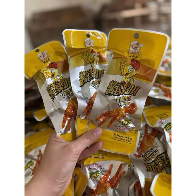 ( Sỉ 30 cái ) Chân gà cay Tứ Xuyên loại chân to 32gr