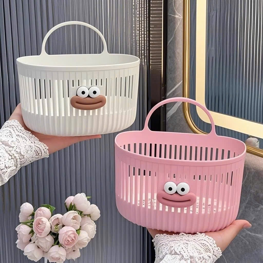 Combo 2 Giỏ đựng Đồ Đa Năng Treo Tường , Chất liệu nhựa PP , Giúp Cho Không Gian Gọn Gàng ngăn Nắp