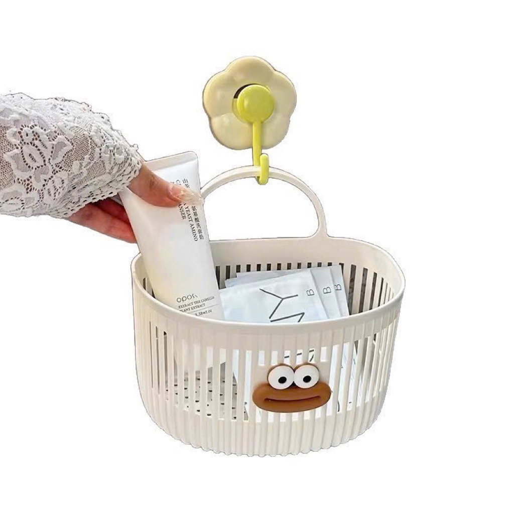 Combo 2 Giỏ đựng Đồ Đa Năng Treo Tường , Chất liệu nhựa PP , Giúp Cho Không Gian Gọn Gàng ngăn Nắp