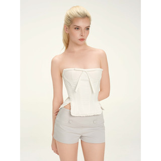 Quần short nữ MONÁ ôm dáng thanh lịch chất kate - STONY SHORTS