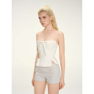 Quần short nữ MONÁ ôm dáng thanh lịch chất kate - STONY SHORTS
