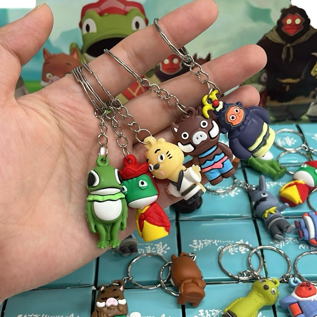 24 Blindbox mô hình móc chìa khoá nhân vật hoạt hình Tiểu yêu tinh núi Lãng Lãng