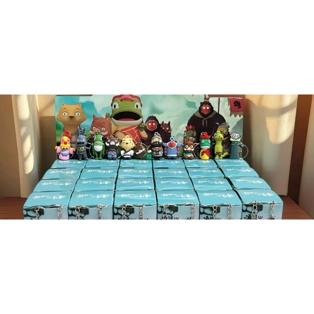 24 Blindbox mô hình móc chìa khoá nhân vật hoạt hình Tiểu yêu tinh núi Lãng Lãng