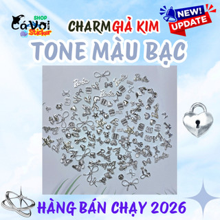 Set charm giả kim theo Tone màu: Charm tone màu bạc