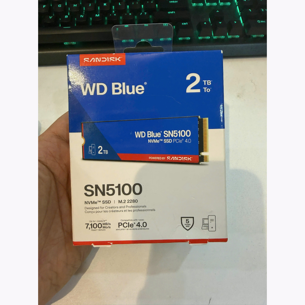 Ổ cứng SSD WD Blue SN550 500GB / 1TB / 2TB M2 2280 PCIe NVMe Gen 3